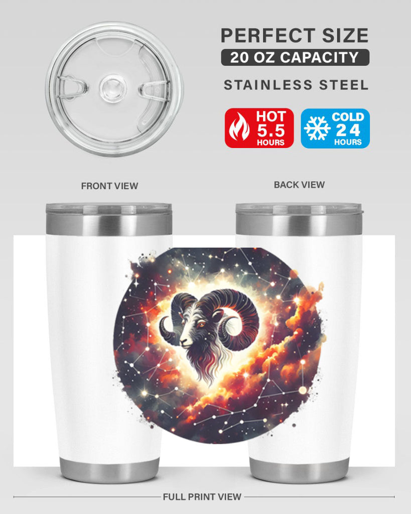 aries 126#- zodiac- Tumbler