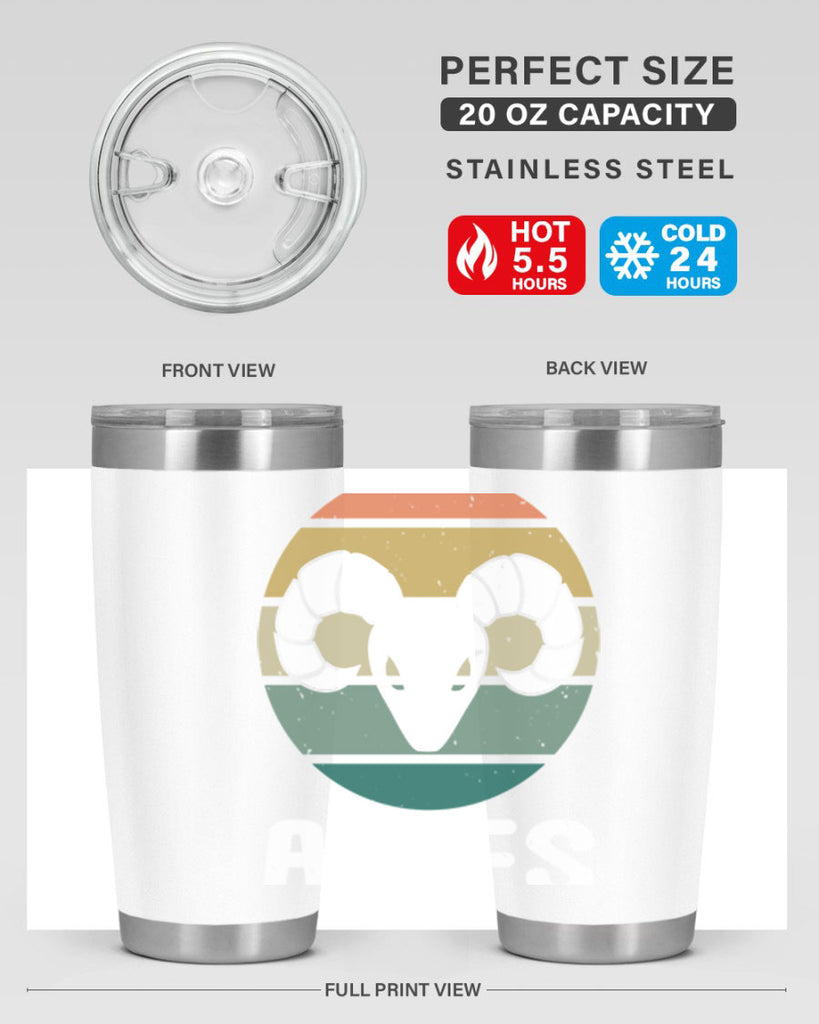 aries 134#- zodiac- Tumbler