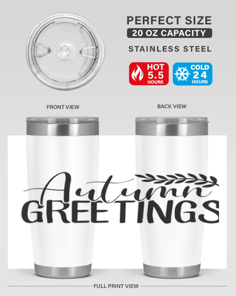autumn greetings 13#- fall- Tumbler