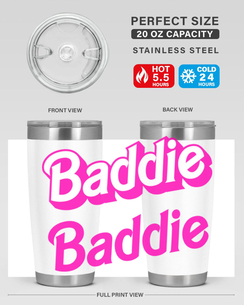 baddie 271#- black words phrases- Cotton Tank