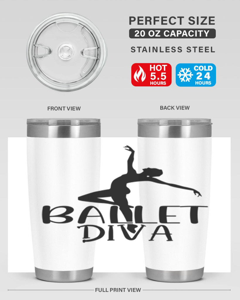 ballet diva6#- ballet- Tumbler