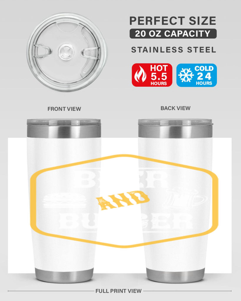 beer and burger 111#- beer- Tumbler