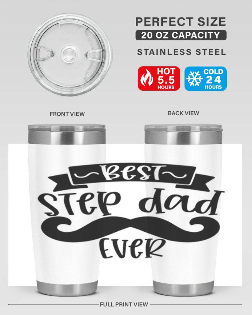 best step dad ever 70#- fathers day- Tumbler