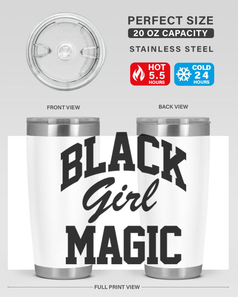 black girl magic 205#- black words phrases- Cotton Tank