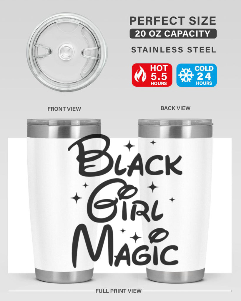 black girl magic 207#- black words phrases- Cotton Tank