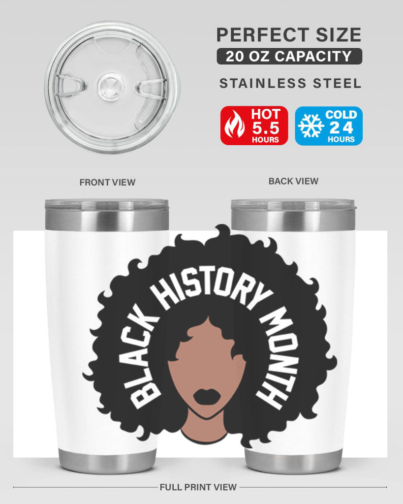 black history month afro woman 239#- black words phrases- Cotton Tank