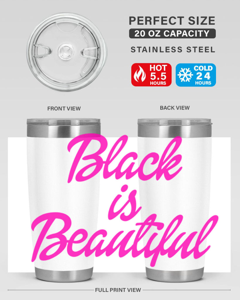 black is beautiful 200#- black words phrases- Cotton Tank