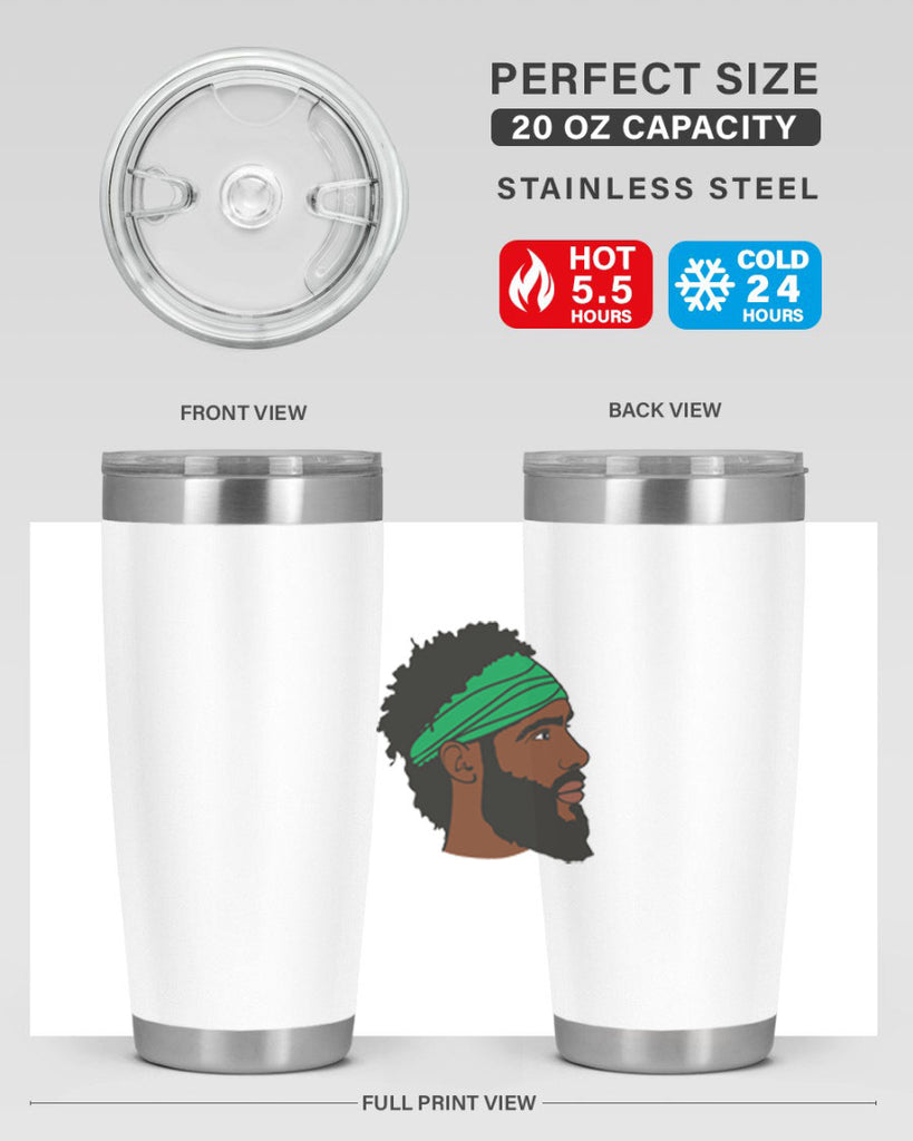 black man 32#- black men - boys- tumbler