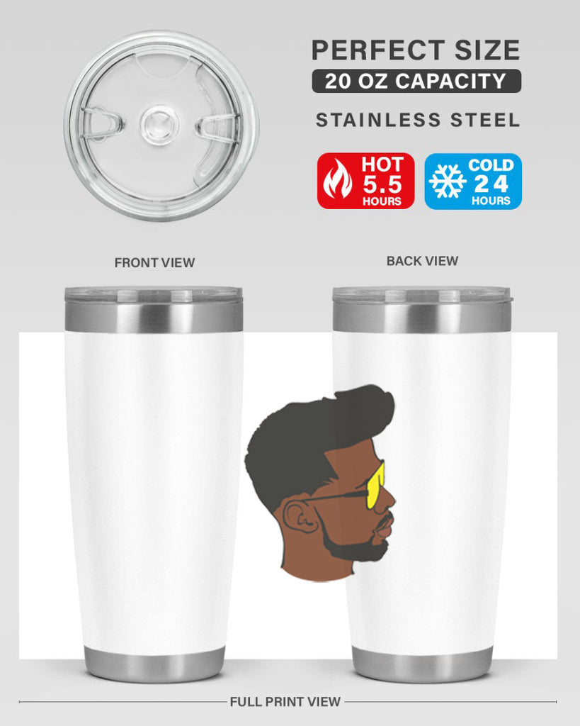 black man 33#- black men - boys- tumbler
