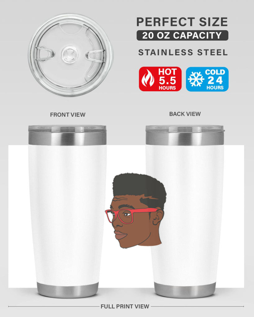 black man 37#- black men - boys- tumbler