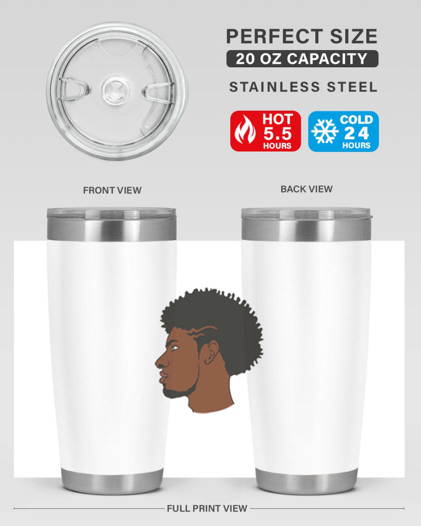 black man 39#- black men - boys- tumbler
