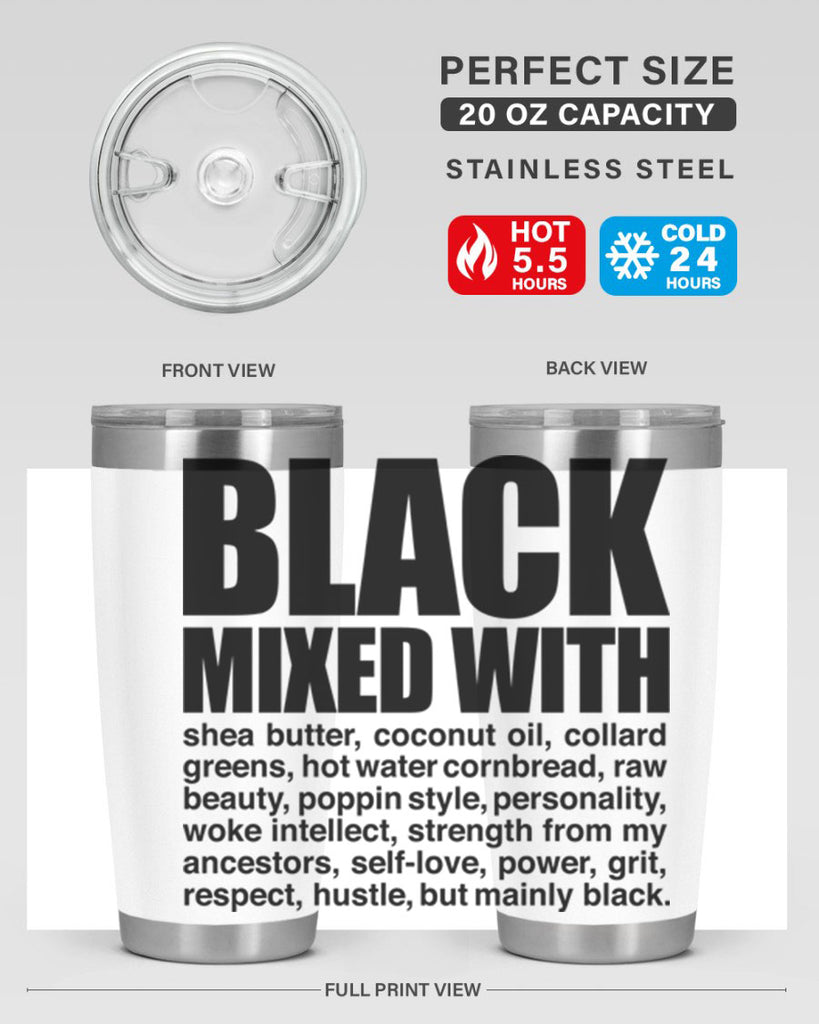 black mixed with 227#- black words phrases- Cotton Tank