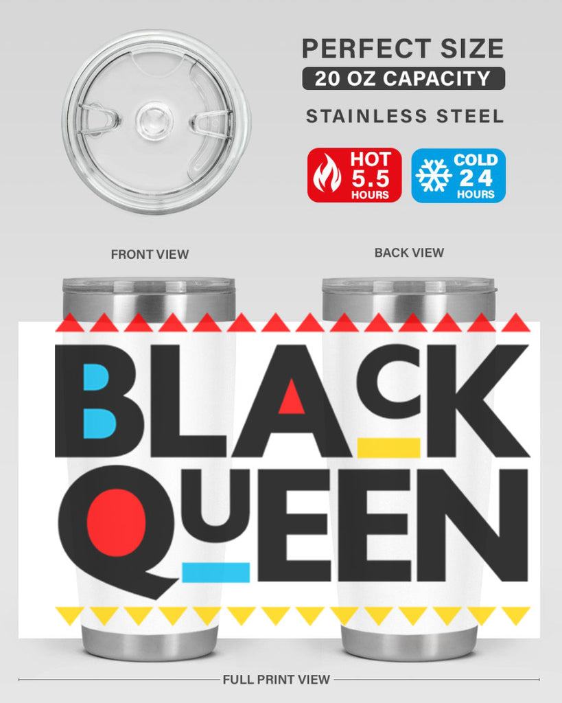 black queen 222#- black words phrases- Cotton Tank