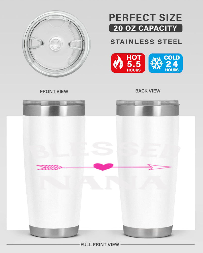 blessed nana 34#- grandma - nana- Tumbler