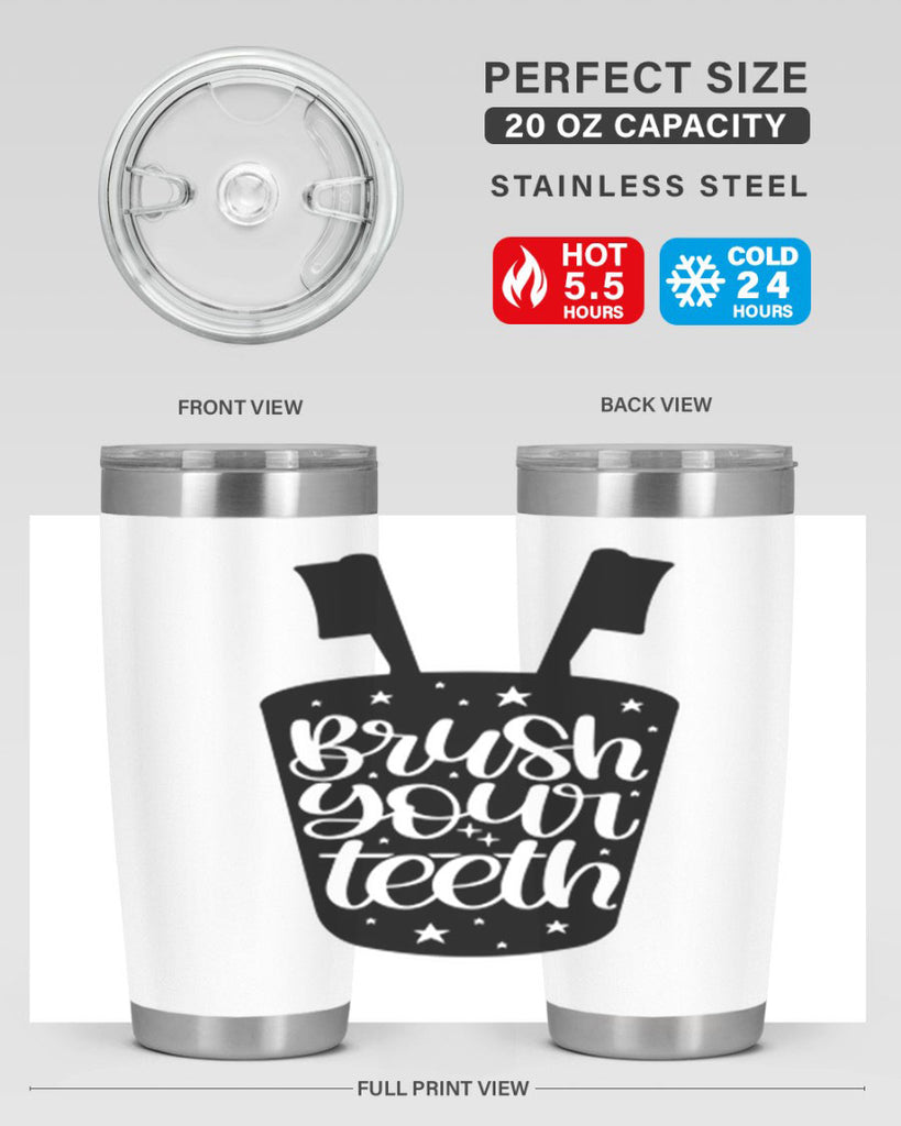 brush your teeth 45#- bathroom- Tumbler