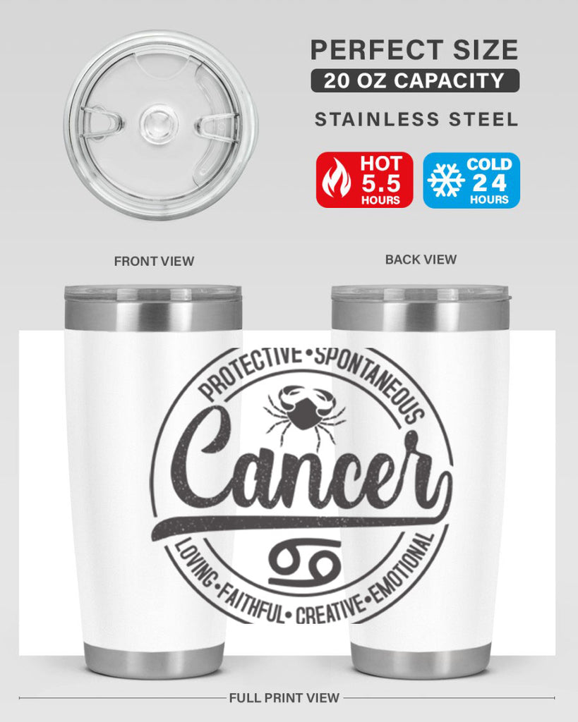 cancer 153#- zodiac- Tumbler