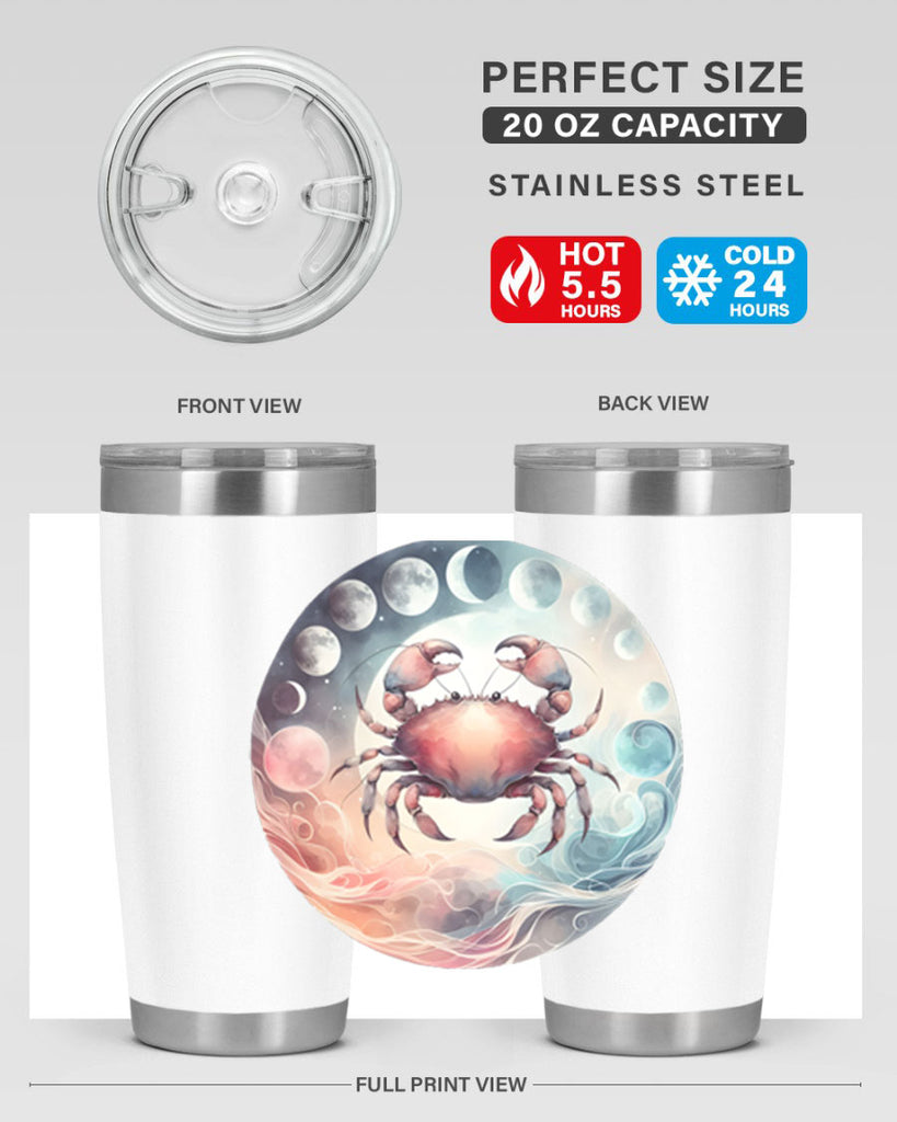 cancer 167#- zodiac- Tumbler
