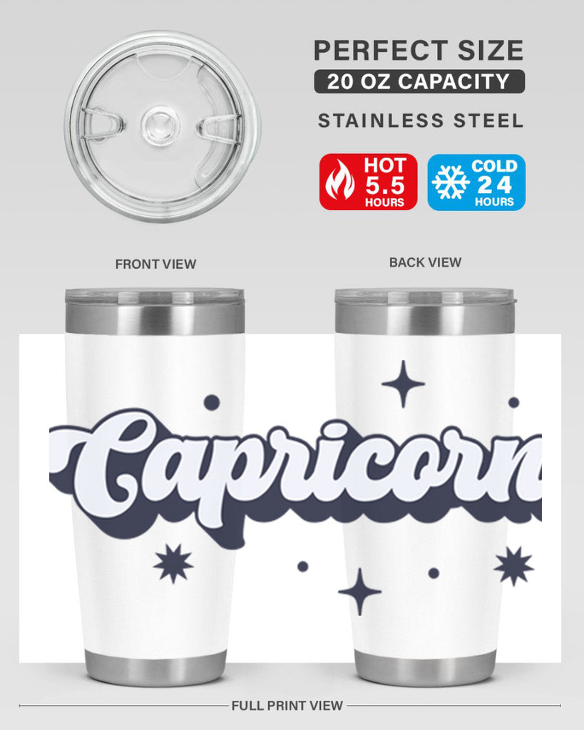 capricorn 205#- zodiac- Tumbler