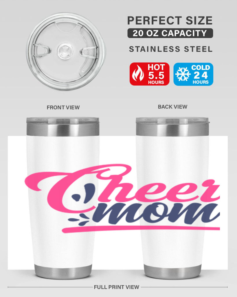 cheer mom 1745#- cheer- Tumbler