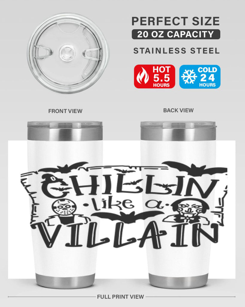 chillin like a villain 82#- halloween- Tumbler