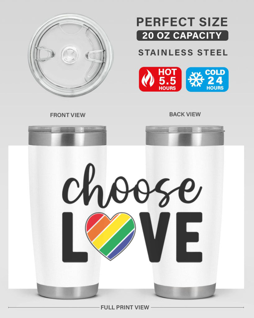 chooselove 150#- lgbt- Tumbler