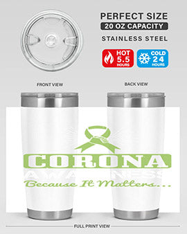 corona awareness because it matters Style 26#- corona virus- Tumbler