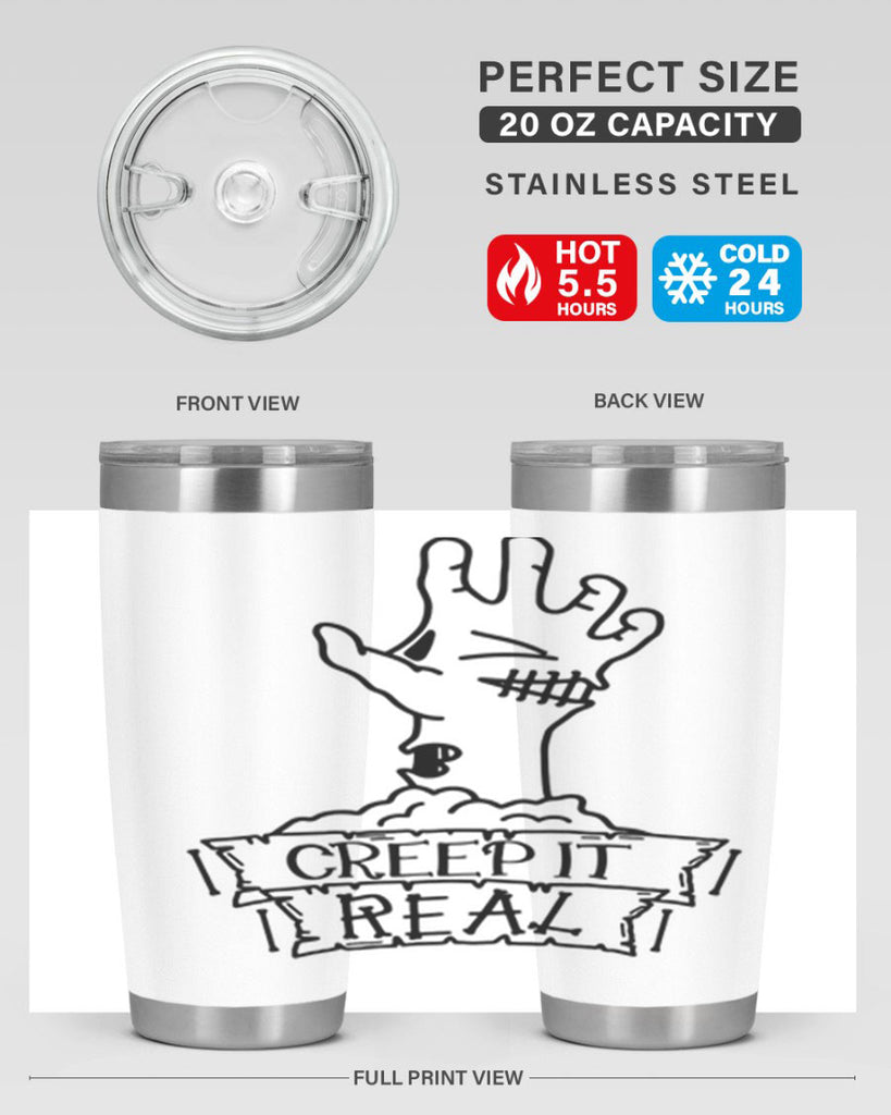 creep it real 81#- halloween- Tumbler