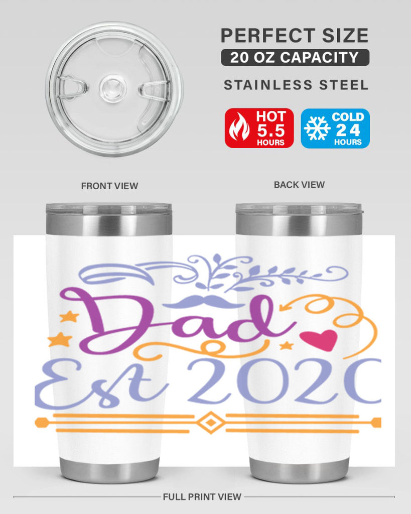 dad est 97#- fathers day- Tumbler