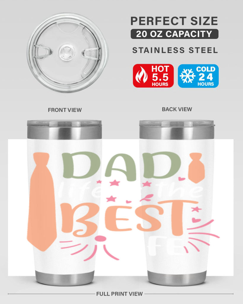 dad life is the best life 105#- fathers day- Tumbler