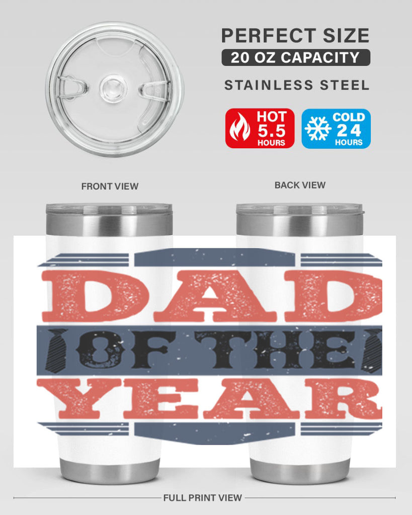 dad of the year 266#- fathers day- Tumbler