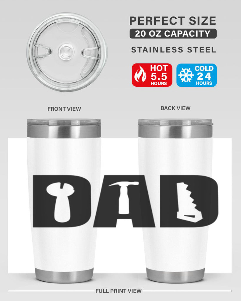 dad tools 59#- fathers day- Tumbler