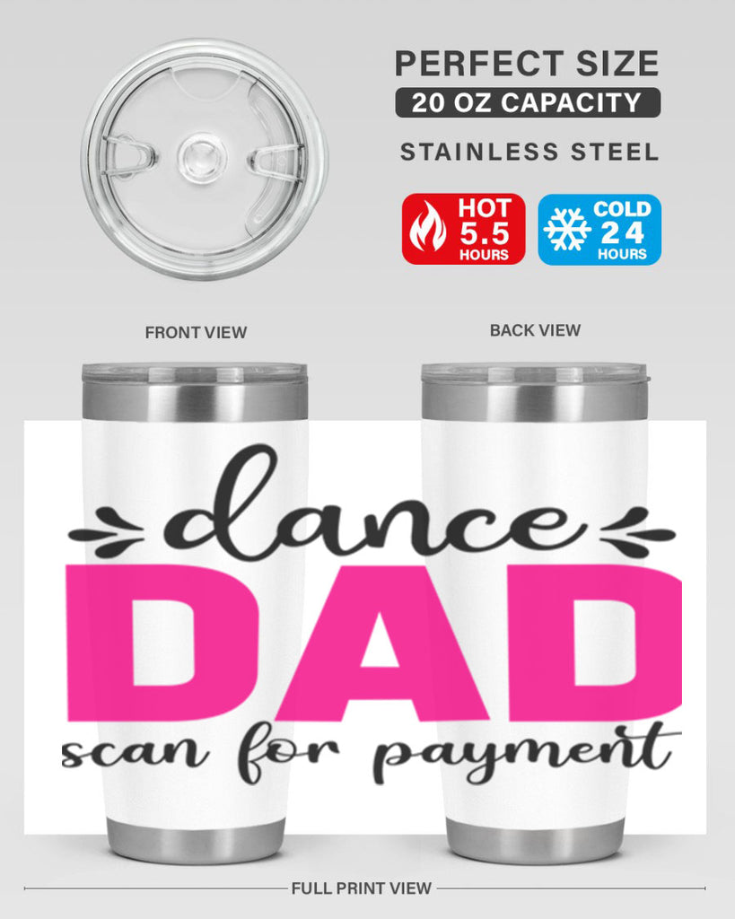 dance dad scan for payment 22#- ballet- Tumbler