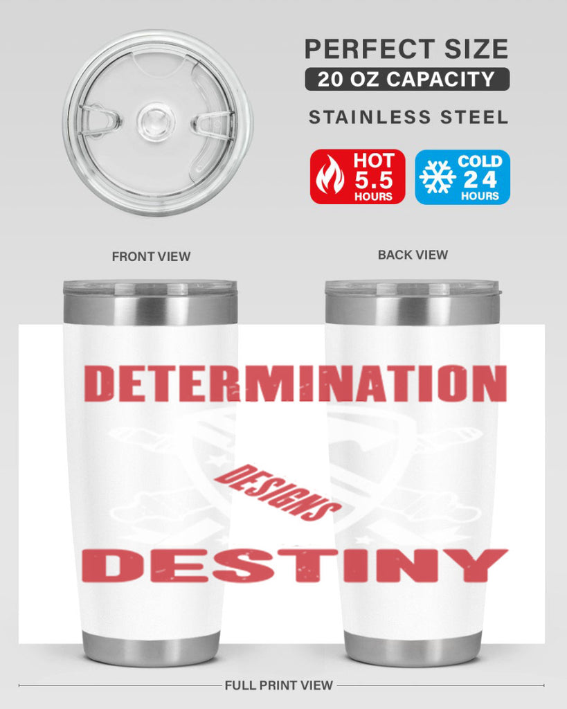 determination is destiny Style 29#- Fourt Of July- Tumbler