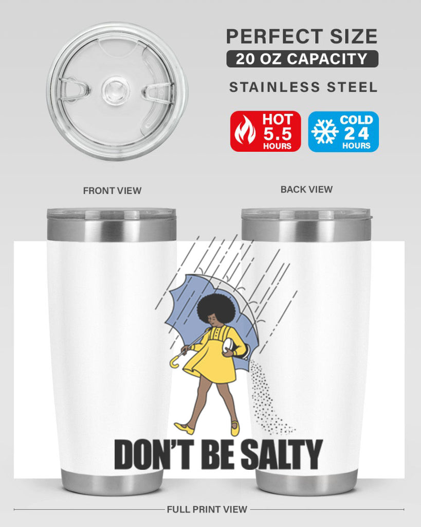 dont be salty 169#- black words phrases- Cotton Tank