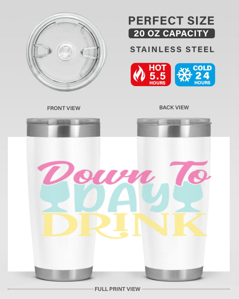 down to day drink 131#- beer- Tumbler