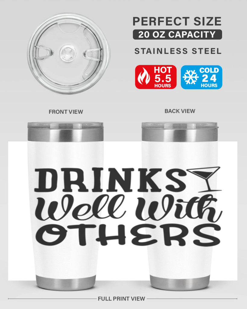 drinks well with others 128#- beer- Tumbler