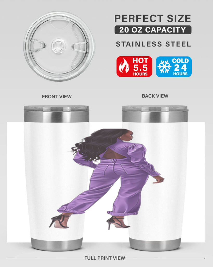 fashion girl in lavender 49#- fashion- Cotton Tank