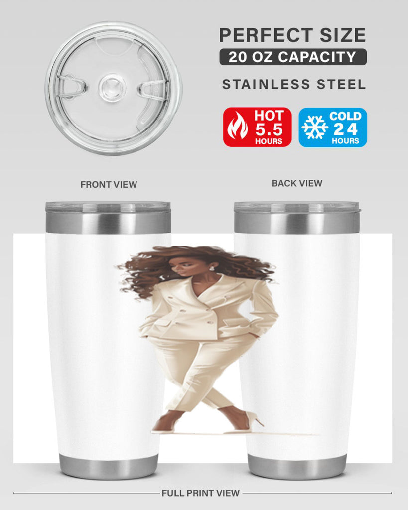fashion girl in white 81#- fashion- Cotton Tank