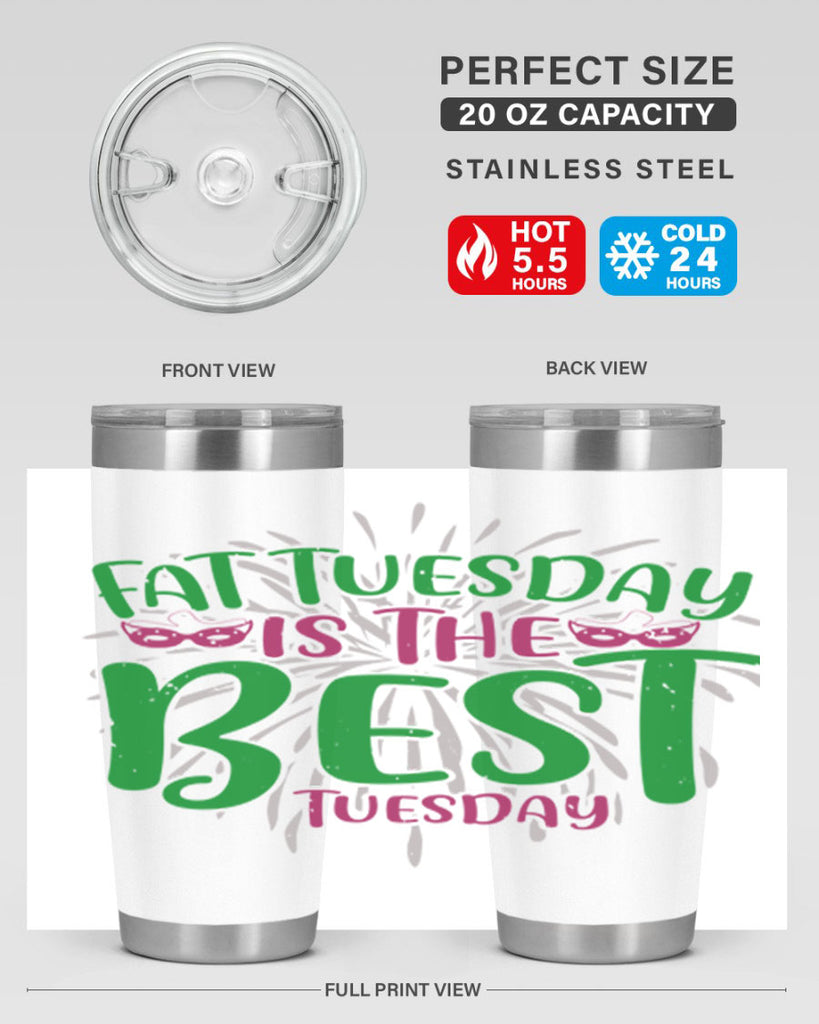 fat tuesday is the best tuesday 88#- mardi gras- Tumbler