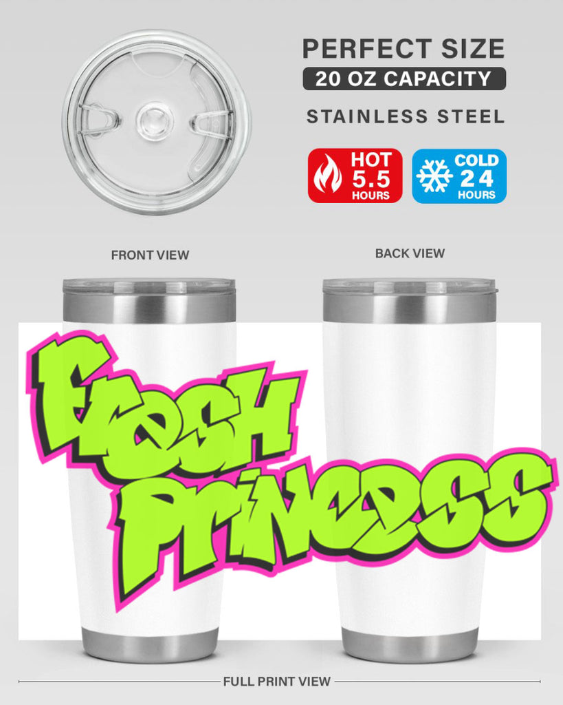 fresh princess 145#- black words phrases- Cotton Tank