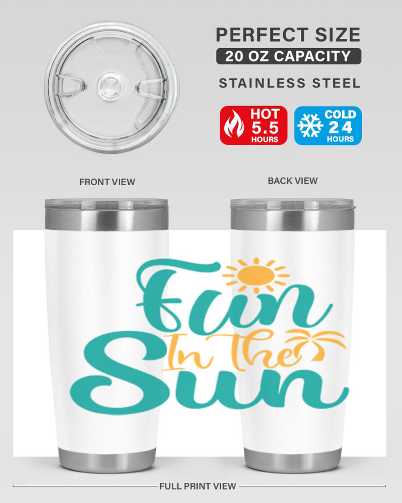 fun in the sun Style 104#- summer- Tumbler
