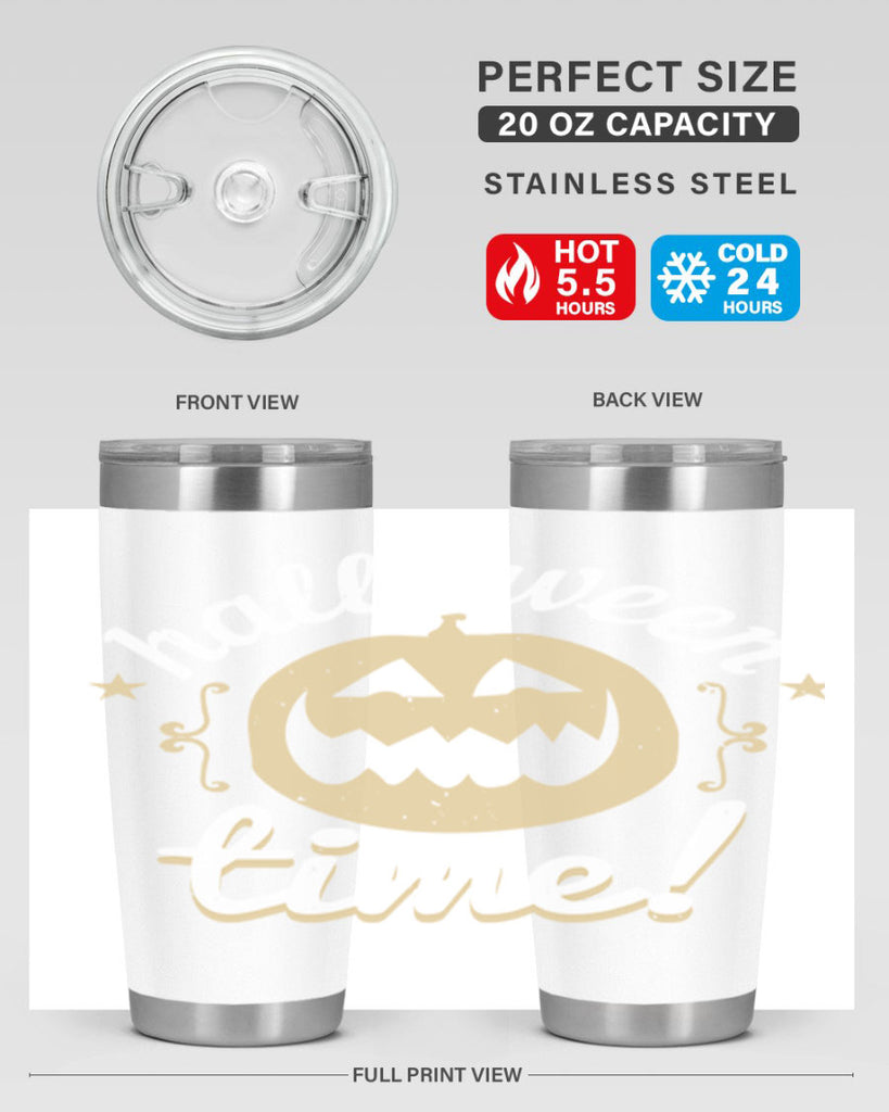 halloween time 157#- halloween- Tumbler