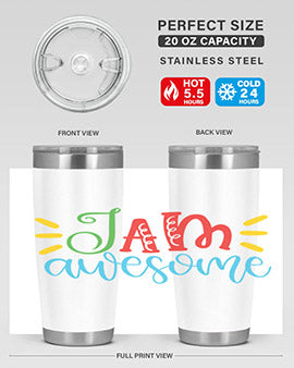 i am awesome Style 18#- autism- Tumbler