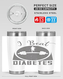i beat diabetes Style 33#- diabetes- Tumbler