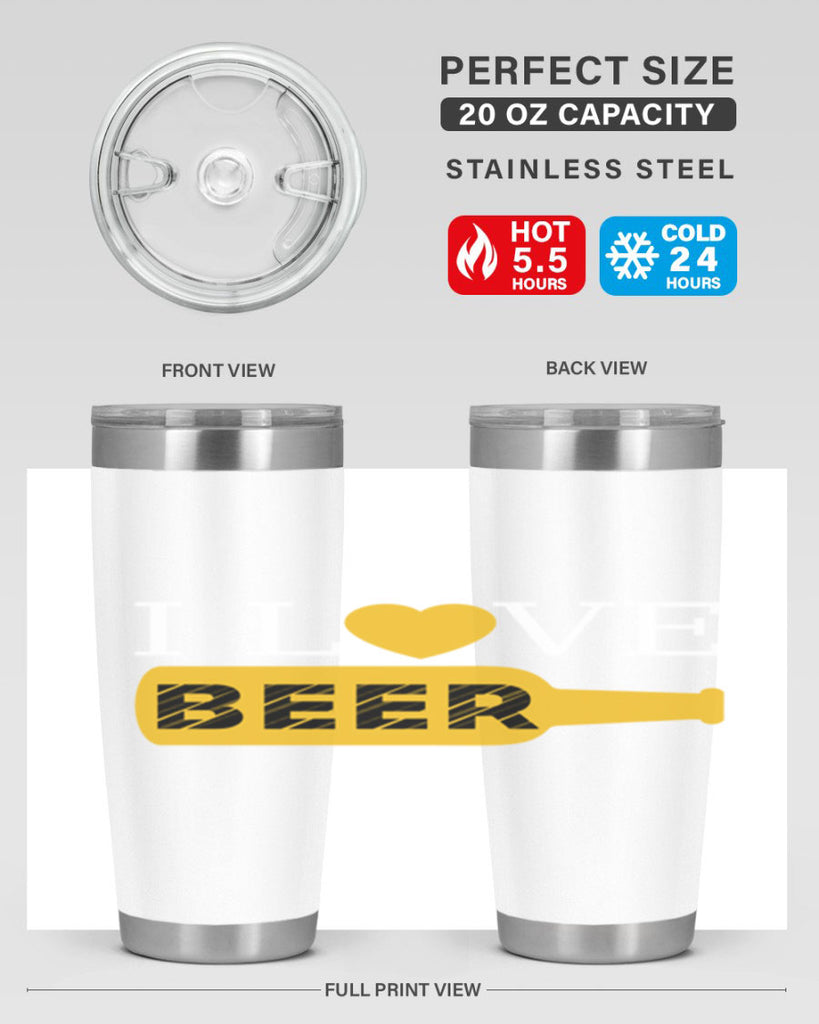 i love beer 75#- beer- Tumbler