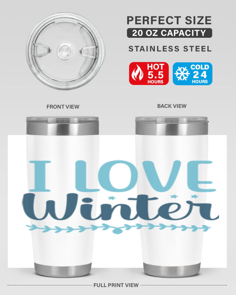 i love winter 226#- winter- Tumbler
