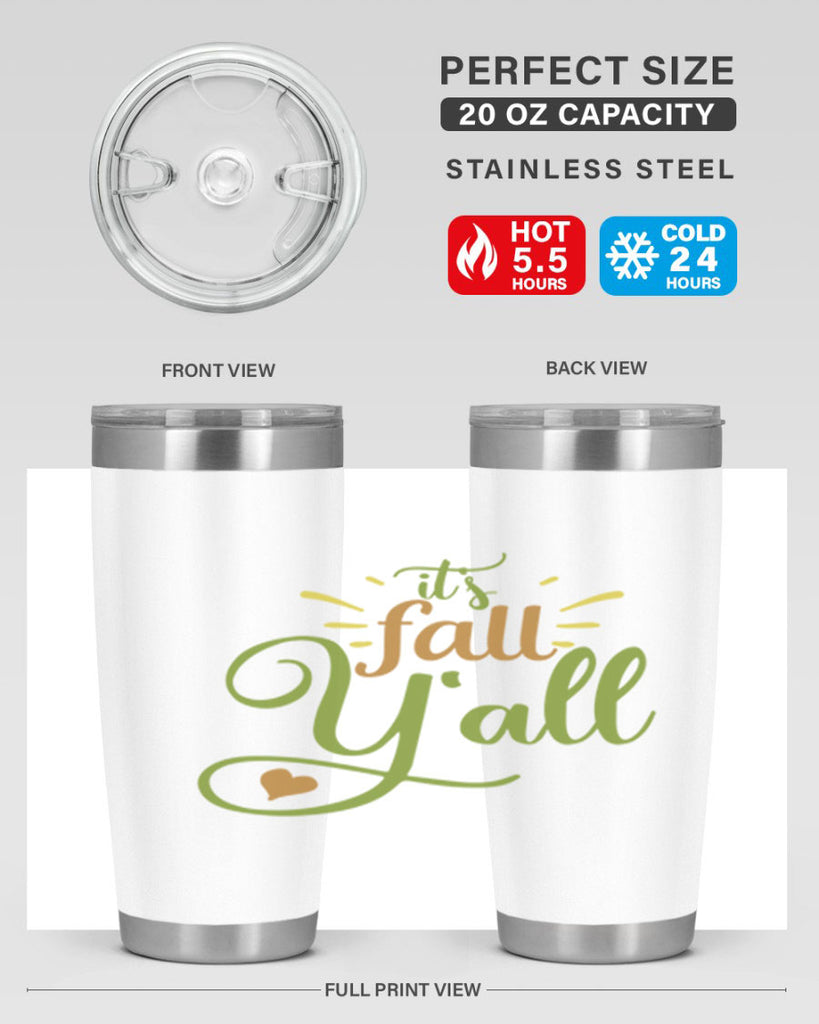 its fall yall 53#- thanksgiving- Tumbler