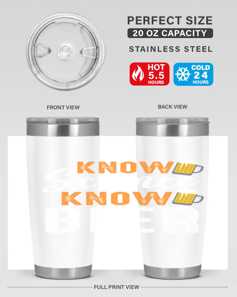 know science know beer 148#- beer- Tumbler