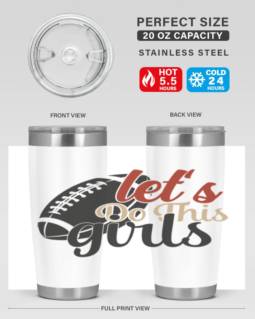 lets do this girls 2282#- softball- Tumbler