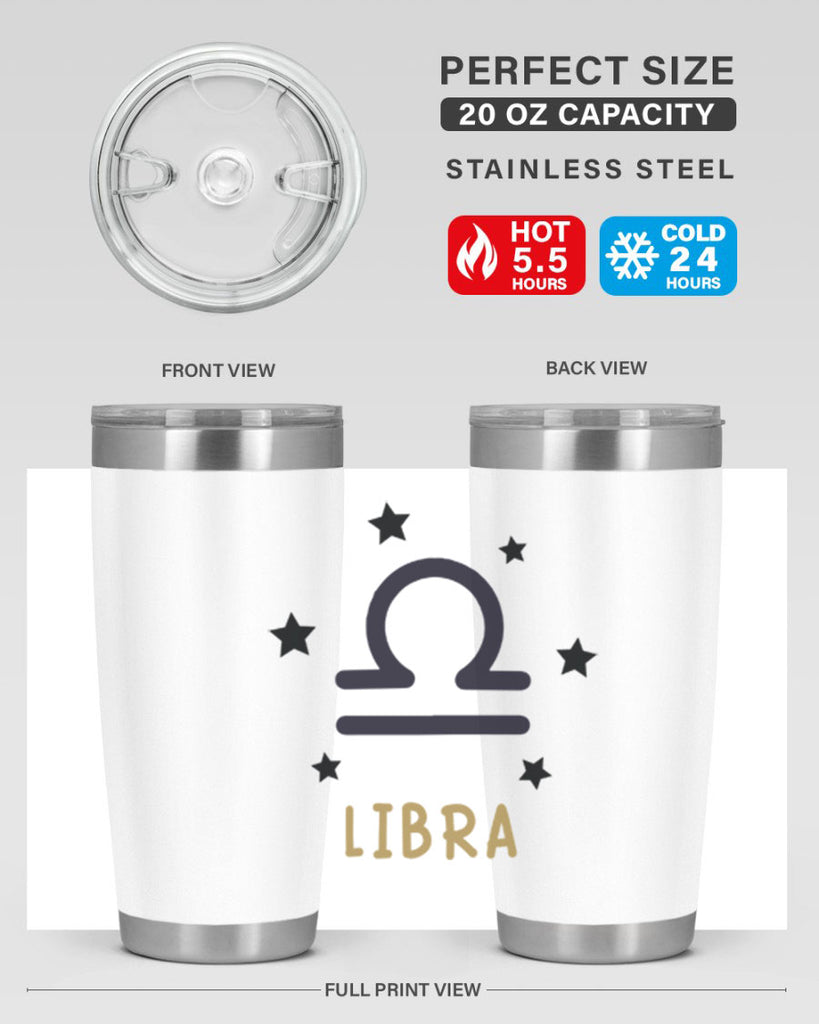 libra 336#- zodiac- Tumbler